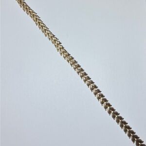 Crown Trifari 14” gold-tone choker necklace